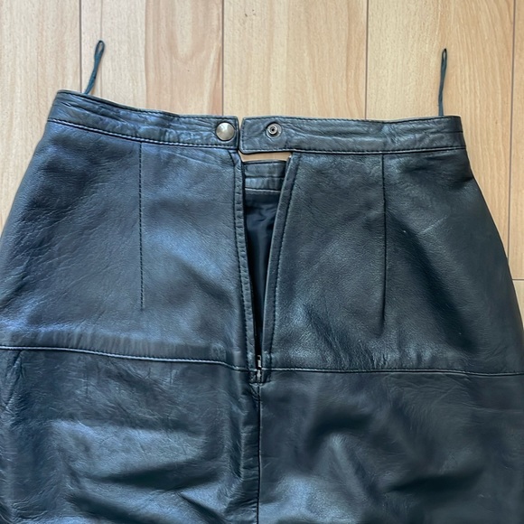 Leather Pencil Skirt - Picture 3 of 5